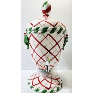 Member's Mark Christmas Beverage Dispenser Peppermint Holly New In Box